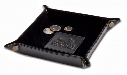 Dacasso A1088 Classicleather Travel Change Tray - Black