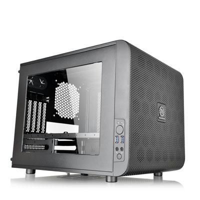 Thermaltake Ca-1d5-00s1wn-00 Extreme Micro Atx Cube Chassis - Black