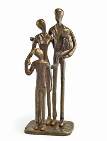 . Zd1152 Family Of Four Bronze