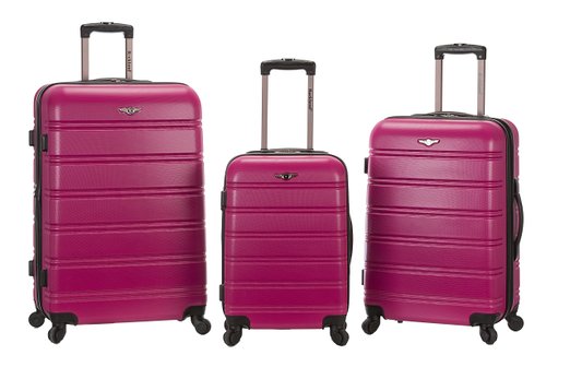 F160-magenta Luggage Set - Magenta 3 Pieces