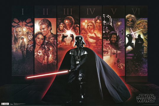 Z165-24x36-na Star Wars Mural Poster, 24 X 36