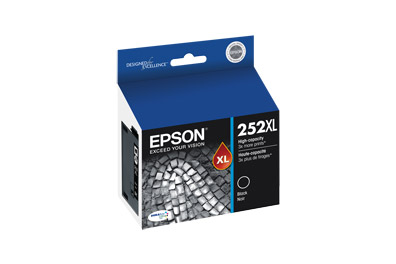 Epson T252XL120 252XL High Capacity Black Ink Epson T252XL120 252XL High Capacity Black Ink