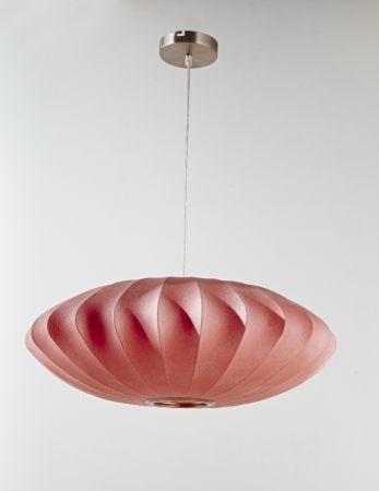 Ceiling Cocoon Lamp, Red