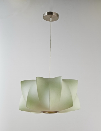 Ceiling Cocoon Lamp Green - 16.5 Dia. X 9.1 H In.