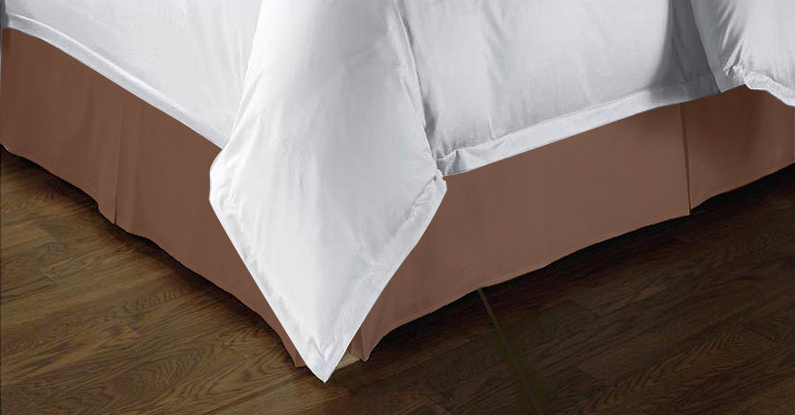Kashi Bs017511 Tailored Bed Skirt King Size - White