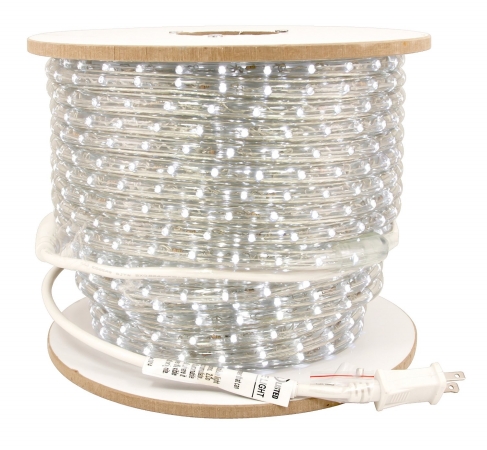 1-reel 116-watt 945 Lumens 120v Led Dimmable Rope Light Bulk Reels, 150-feet, White