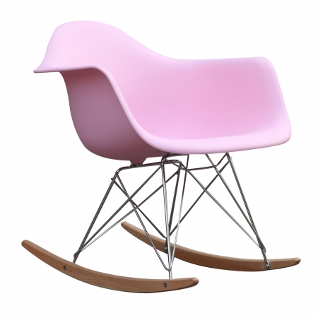 Fmi2013-pink Rocker Arm Chair, Pink
