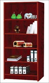 Hid5wd Mahogany 5 Shelf File Cabinet - Mahogany