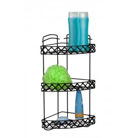 UPC 886466440495 product image for Hds Trading ST44049 3-Tier Spa Tower Lattice - Black | upcitemdb.com