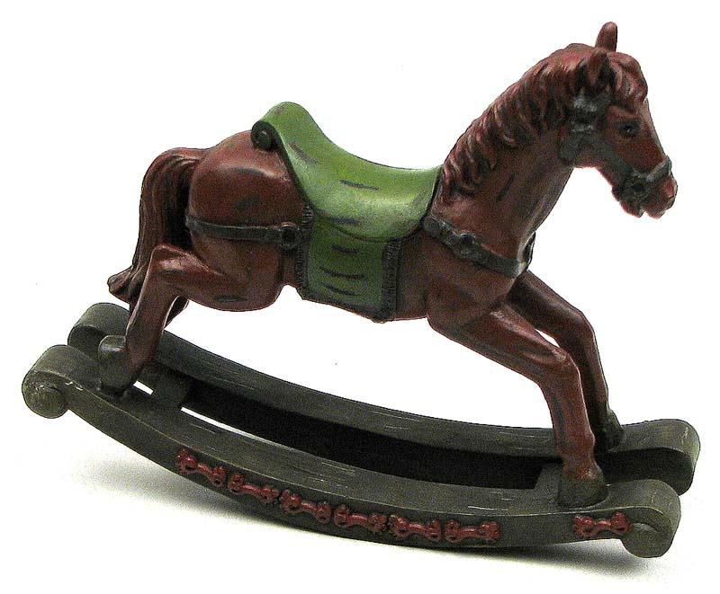 0179-0297 Resin Rocking Horse