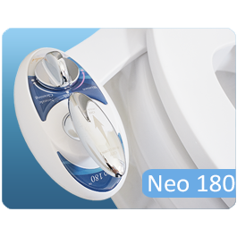 Bidetneo180s Neo 180 Dual Nozzle Bidet, Blue On White