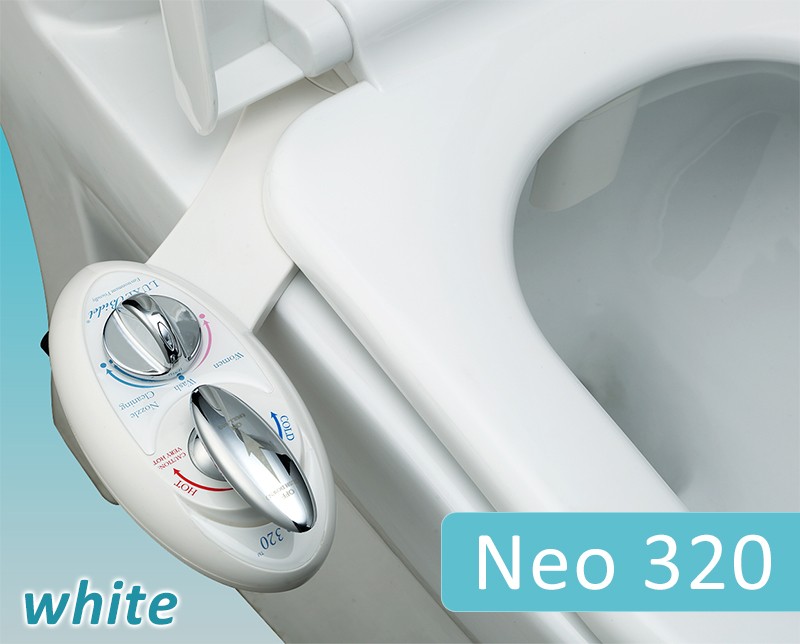 Neo 320 Dual Nozzle Bidet, White On White