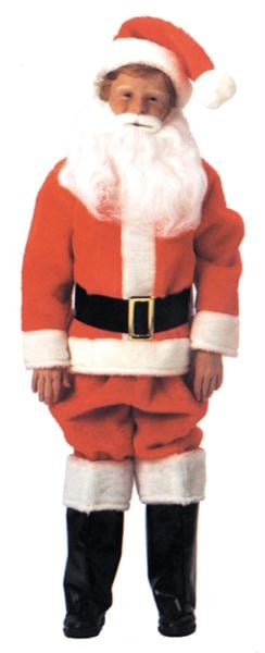 Morriscostumes Ae10 Santa Suit Child, 10-12 Size