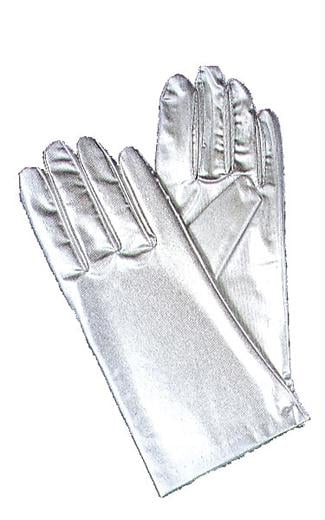 Morriscostumes Ba07sv Gloves Reg Metallic Silver