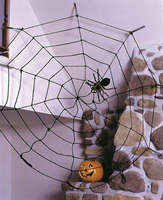 Morriscostumes Fw8491bk Spider Web Rope Black, 9 Ft.