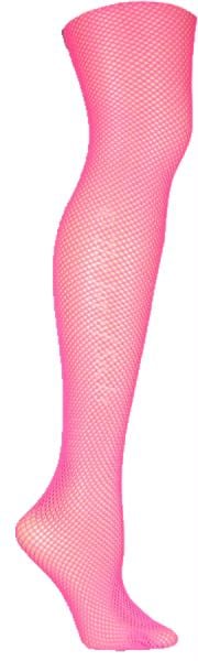 Morriscostumes Ua01np Mesh Pantyhose Neon - Pink, 1 Size