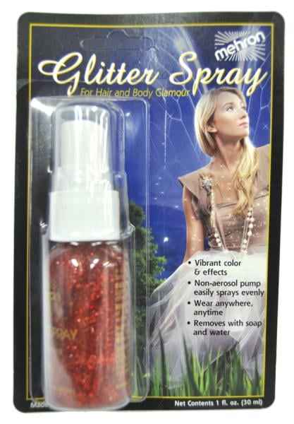 Morriscostumes Dd478 Glitter Spray Real Silver, 1 Oz.