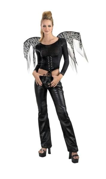 Morriscostumes Dg14530 Wings Black Lace Corset