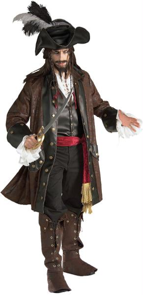 Morriscostumes Ru56150xl Pirate Carribean Adult - Extra Large