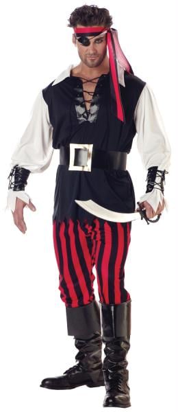 Morriscostumes Cc01318xl Cutthroat Pirate Adult, X-large