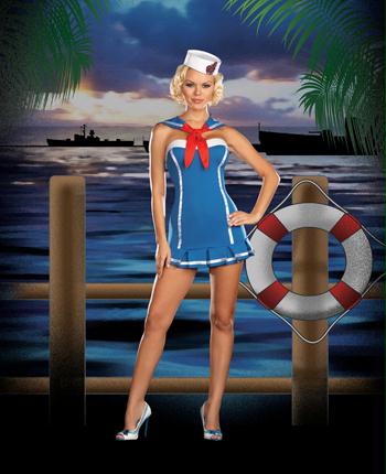 Morriscostumes Rl5953xl Sailor Stormy Sky Extra Large, 14-16