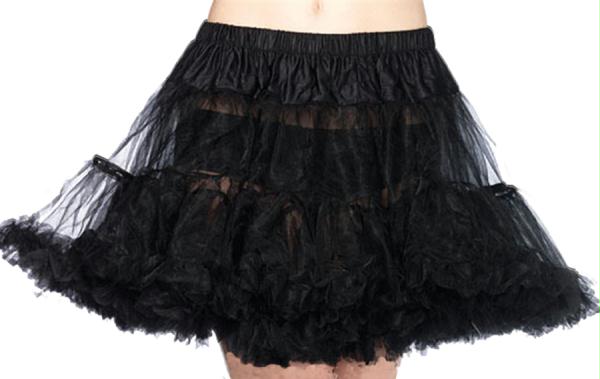 Morriscostumes Ua8990bk Petticoat Tulle Layered, Black