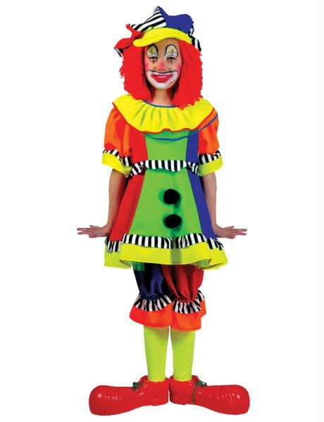 Morriscostumes Ff60628 Spanky Stripes Clown, Medium Child