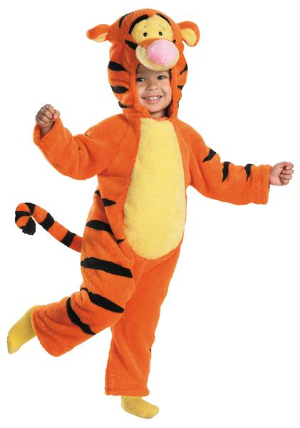 Morriscostumes Dg6580w Tigger Deluxe Plush 12-18 Months