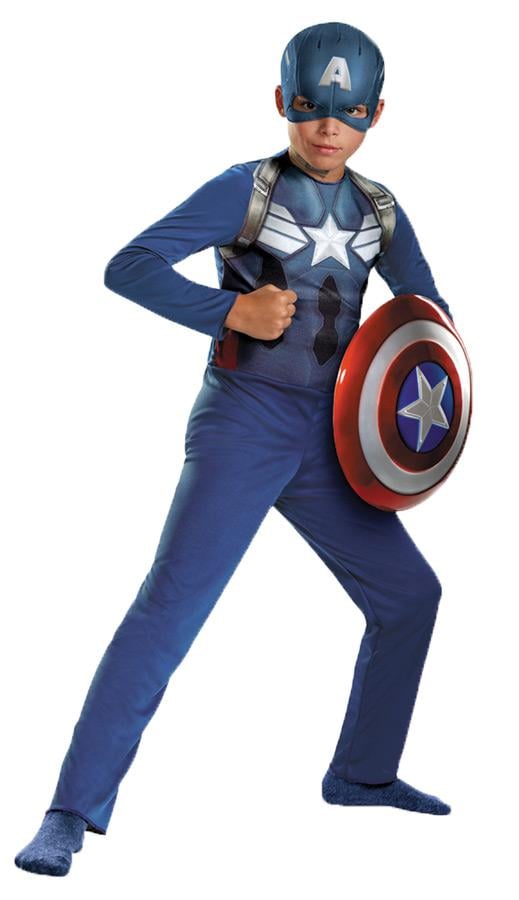 Morriscostumes Dg73360l Captain America Basc Child 4-6