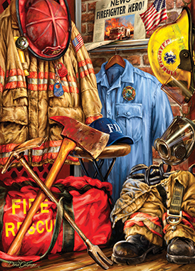 71511 Dona Gelsinger Fire And Rescue Puzzle, 1000 Pieces