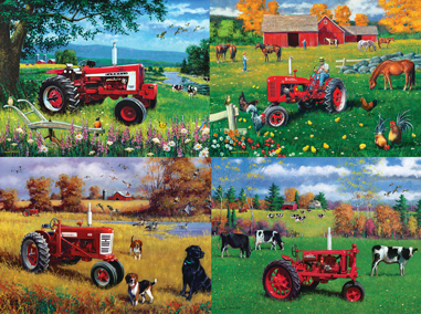 41402 Farmall 4-pack Puzzle - 500 Piece