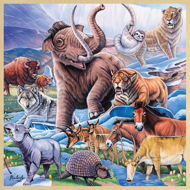 11556 Ice Age Animals Puzzle - 48 Piece