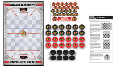 41483 Chicago Blackhawks Checkers Puzzle