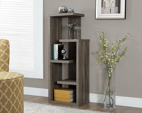 I 2467 Dark Taupe Reclaimed-look 48 H Inch Accent Display Unit