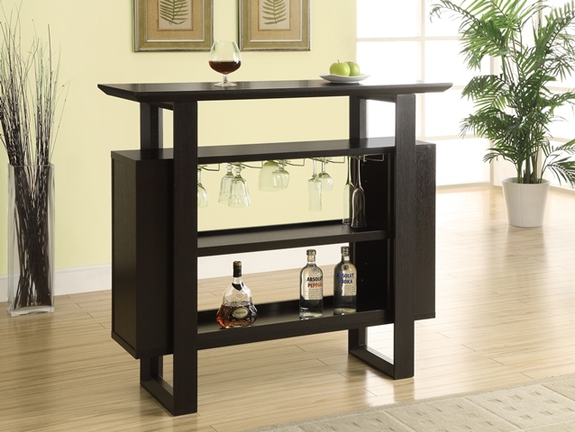 I 2548 Cappuccino 48 L In. Bar Unit With Bottle And Glass Storage