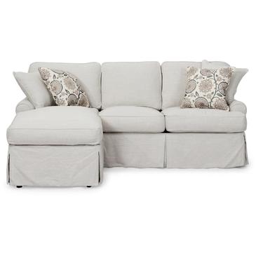 Horizon Sleeper Sofa And Chaise - Slip Cover Set Only - Light Gray