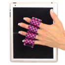 LAZY-HANDS 201527 4-Loop Grip For Tablet XL Grip - Fits Most Black & Pink Checkers LAZY-HANDS 201527 4-Loop Grip For Tablet XL Grip - Fits Most Black & Pink Checkers