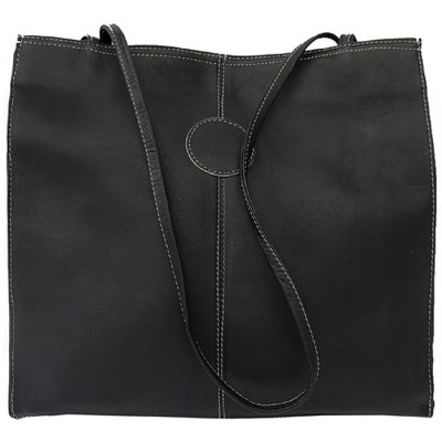 2344 - Blk Medium Market Bag - Black