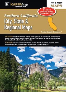 Universal Map 17034 Northern California City State And Regional Maps Street Atlas