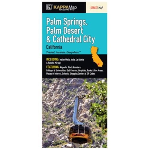 Universal Map 16559 Palm Springs And Palm Desert And Cathedral City Fold Map Set Of 5