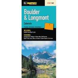 Universal Map 10738 Boulder And Longmont Co Fold Map