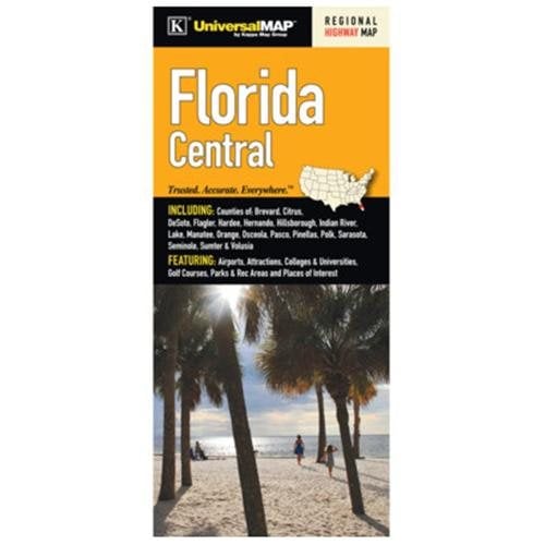 Universal Map 11151 Florida Regional Central Fold Map