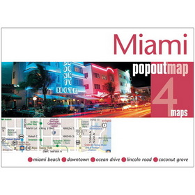 Universal Map 10832 Miami-miami Beach Popout Map