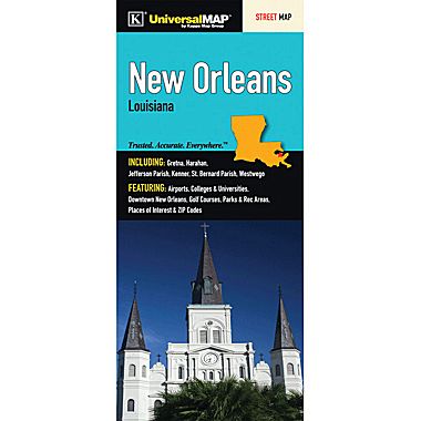 Universal Map 12618 New Orleans Fold Map