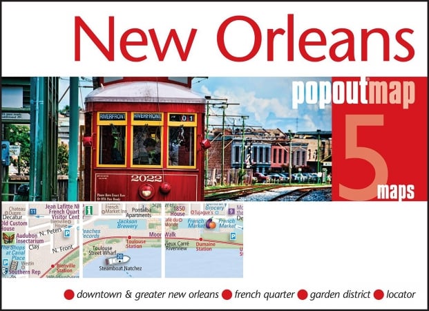 Universal Map 27145 New Orleans Louisiana Popout Map