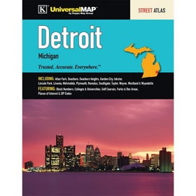 Universal Map 12790 Detroit Atlas