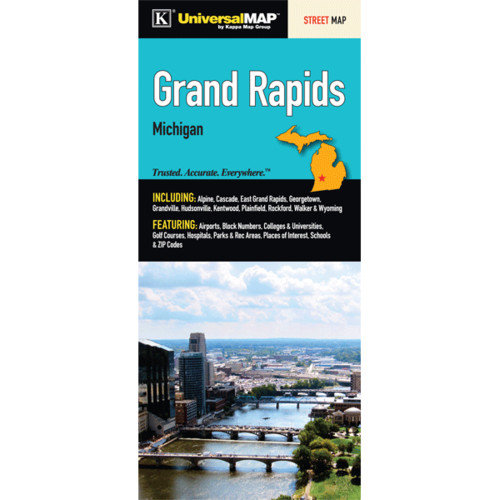 Universal Map 12741 Grand Rapids Fold Map