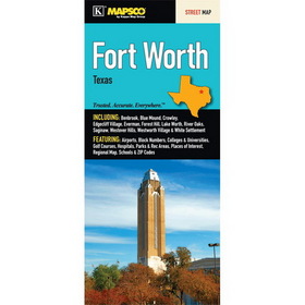 Universal Map 10198 Fort Worth Fold Map