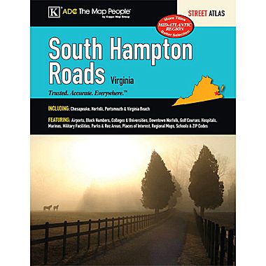 Universal Map 12575 South Hampton Roads Virginia Atlas