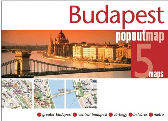 Universal Map 10869 Budapest Popout Map